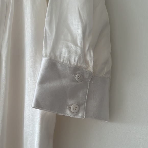 KOOKAI Lustre Satin Collared Long Sleeve Wide Leg Pantsuit Jumpsuit NWT RRP$220 - Picture 14 of 16